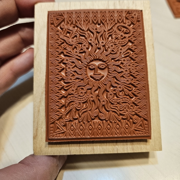 Sun Collage by Paper Parachute - celestial celebration rubber stamp - Picture 4 of 6